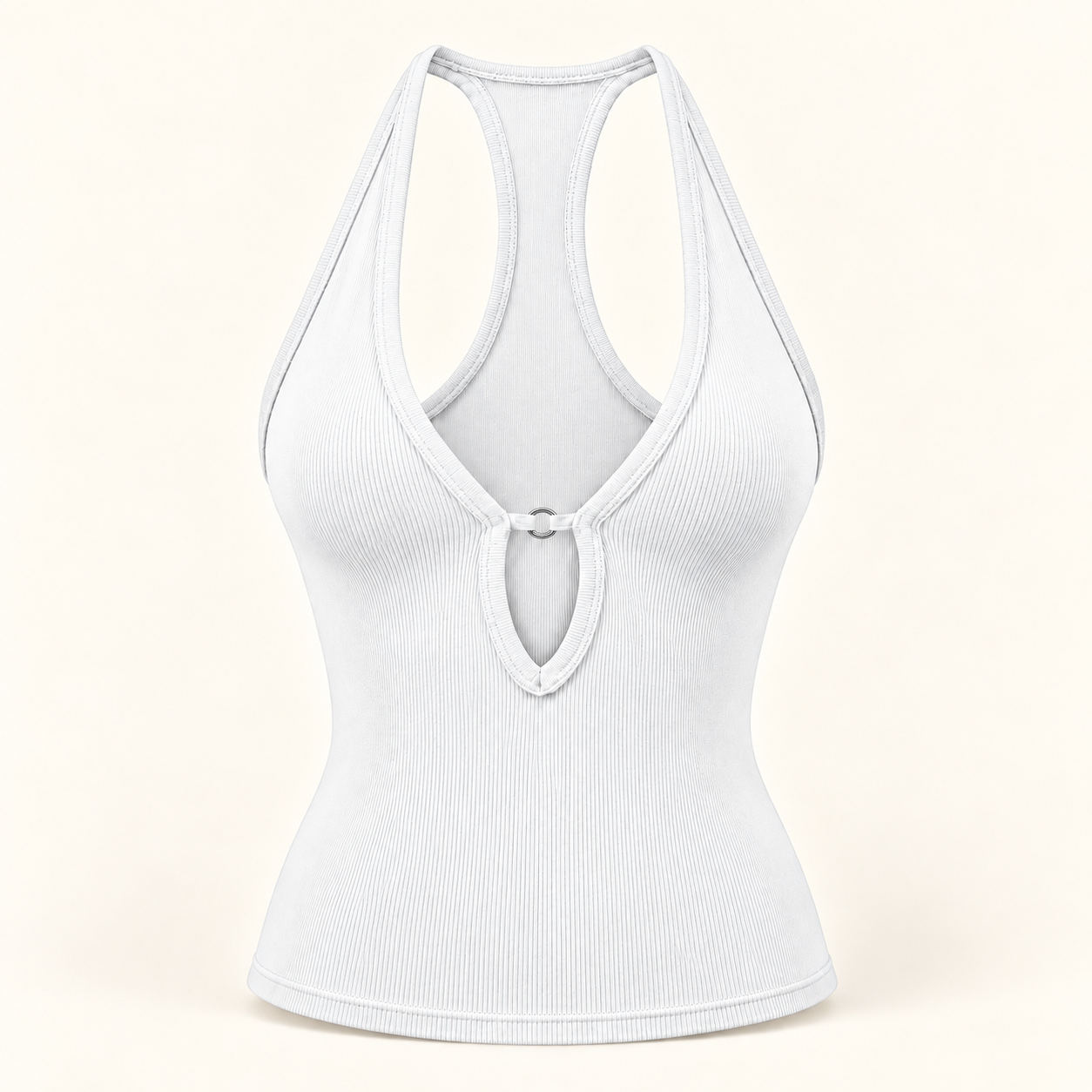 Billie Bad Cutout Ribbed Tank Top