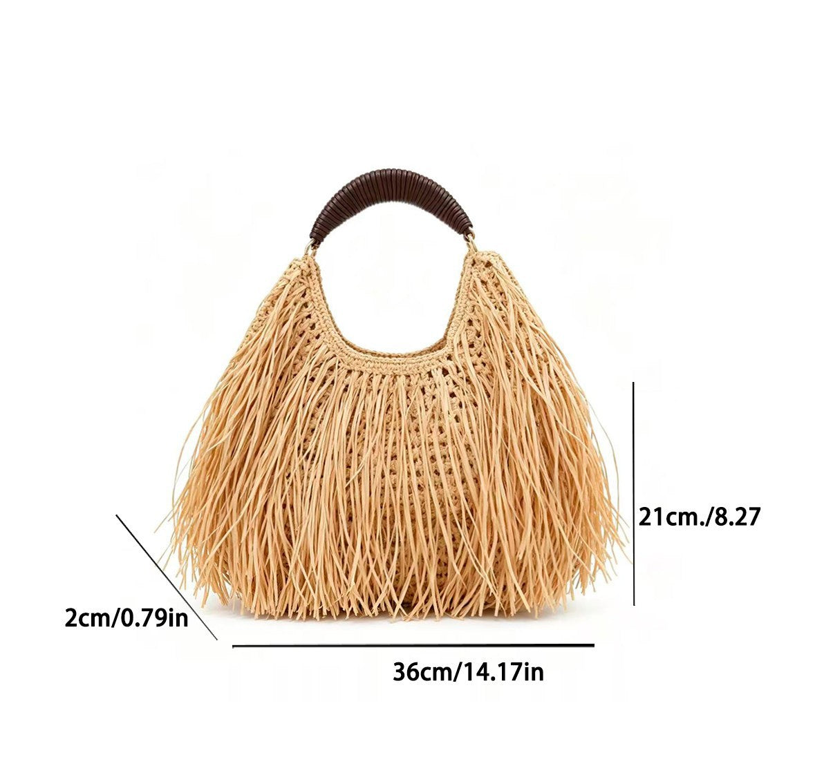 Bohemian Woven Fringe Bag