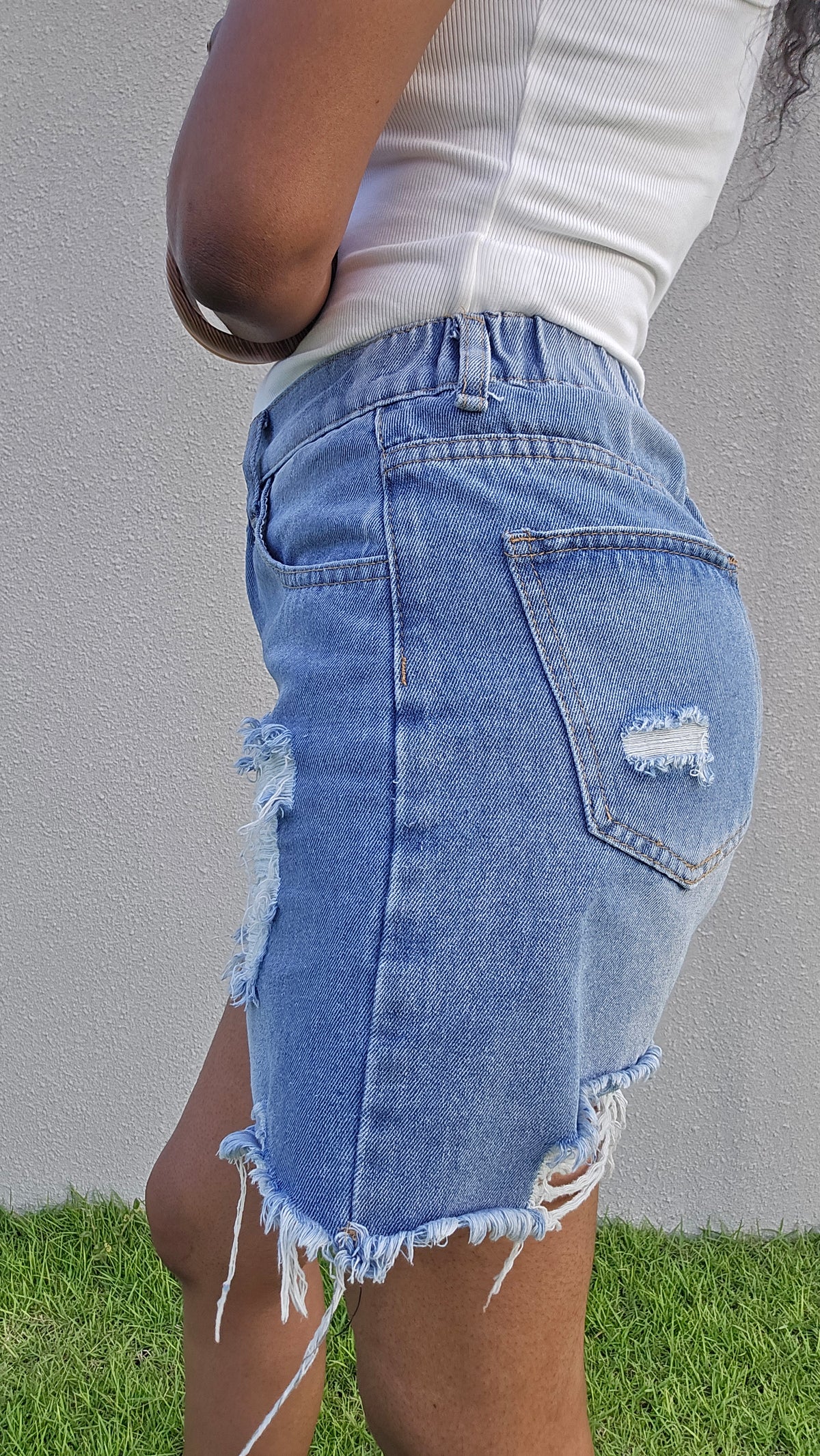 Take Me Back High Waist Denim Shorts